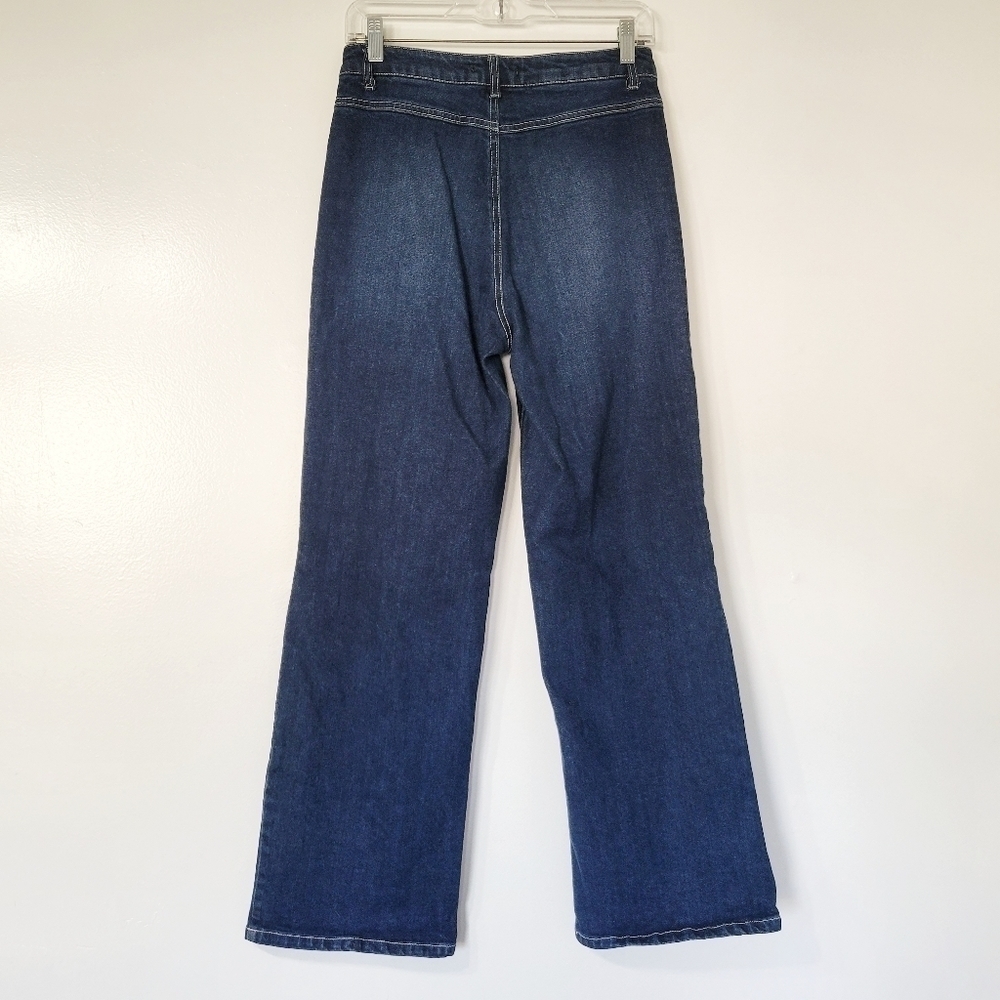 Copper Key Flare Leg High Rise Jean Size 7 - Picture 2 of 10